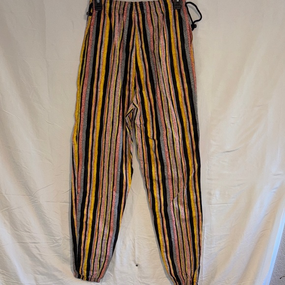 Vintage Gitano Striped Multicolor lounge Men's Pants - Picture 6 of 6
